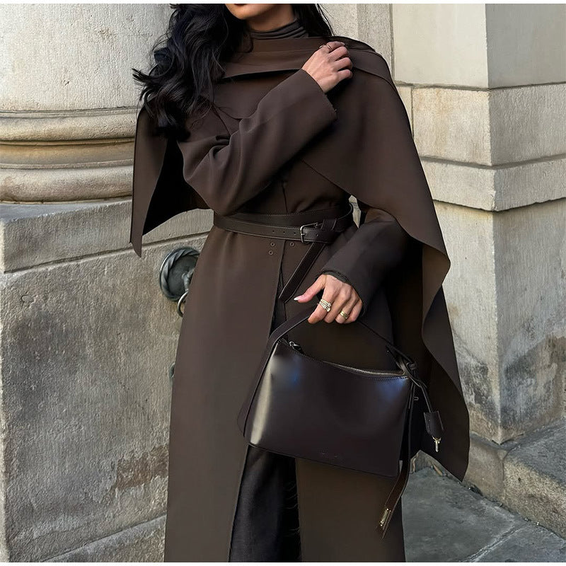 Dame elegant Couture-jakke med draperet design Stilla