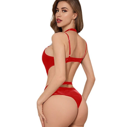 Dame High-Cut Dessous Bodysuit Stilla