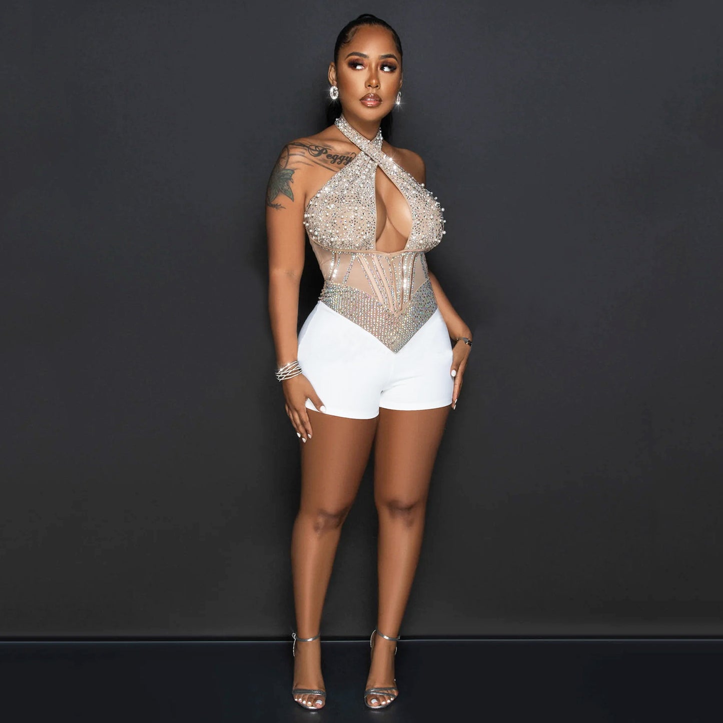 Dame Dekoreret Cut-Out Jumpsuit Stilla