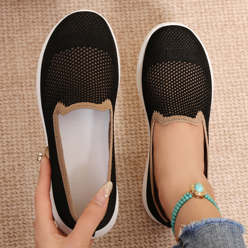 Dame åndbare Slip-On Sneakers Stilla