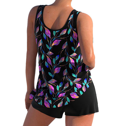 Damer blomsterprint svømmetrøjer og shorts sæt Stilla