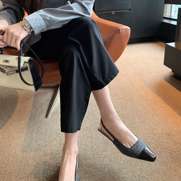 Dame elegant Slingback spidse sko Stilla