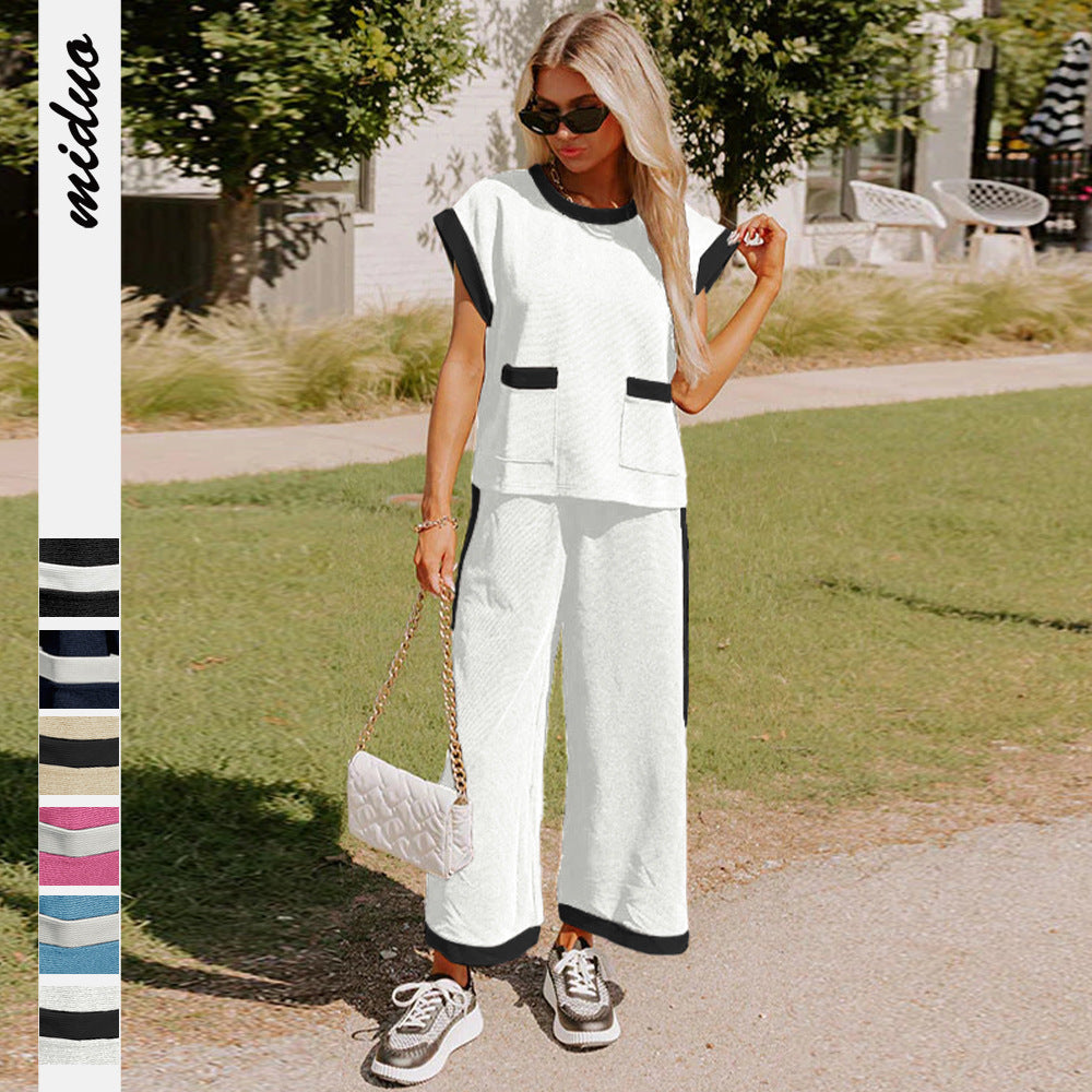 Dame afslappet jakkesæt med blødt materiale og praktiske lommer Stilla