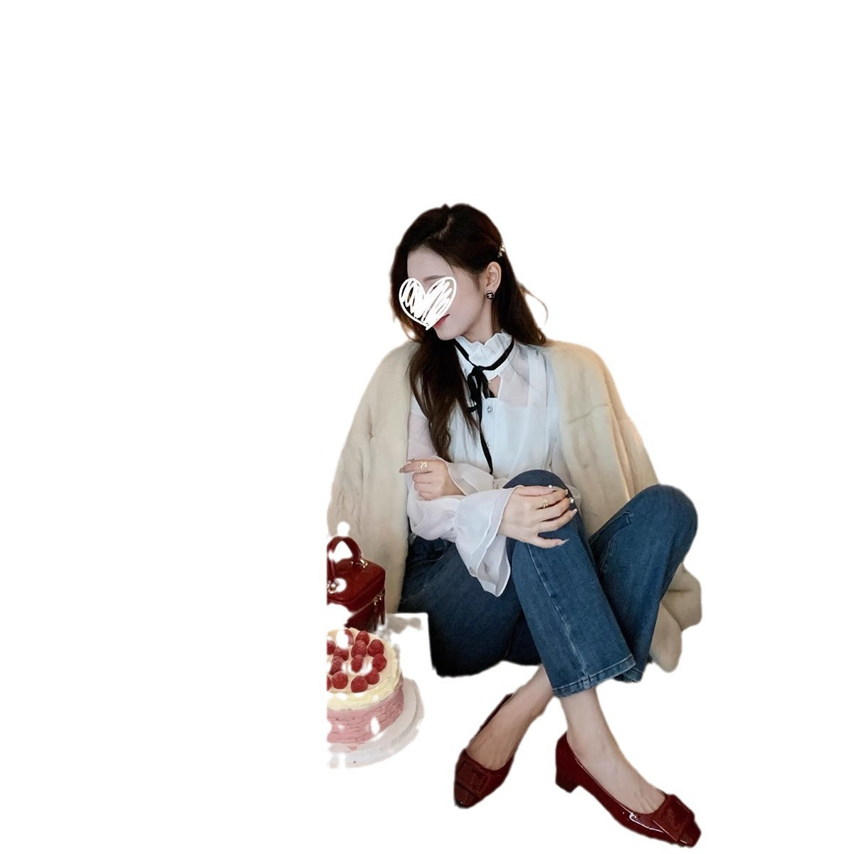 Dame Elegant Blokhæl Mary Jane Pumps Stilla