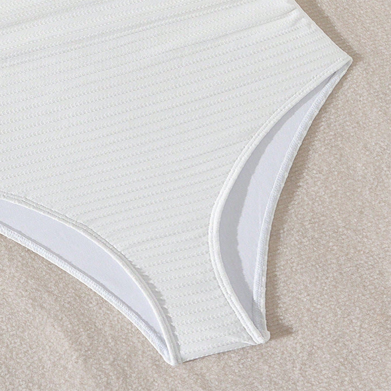 Dame Cut-Out Crisscross Enkelt Stykke Badedragt Stilla