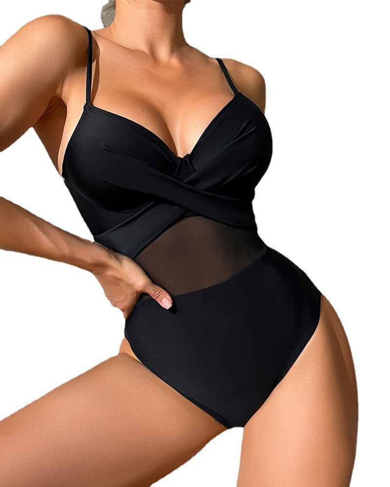 Dame Elegant Cross-Back Én-delt Badedragt Stilla