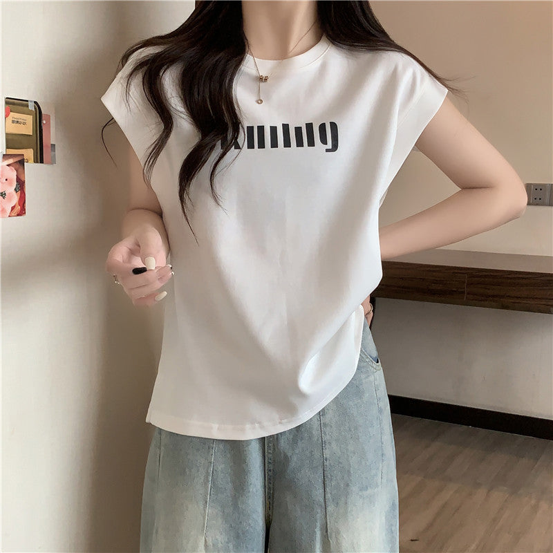 Femme Relaxed Fit Grafik Muskel Tee Stilla