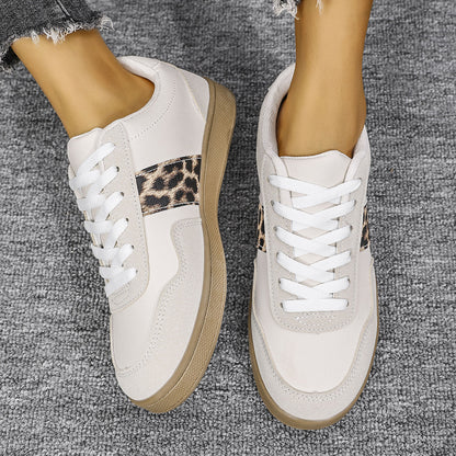 Dame mode Sneakers med leopardmønster Stilla