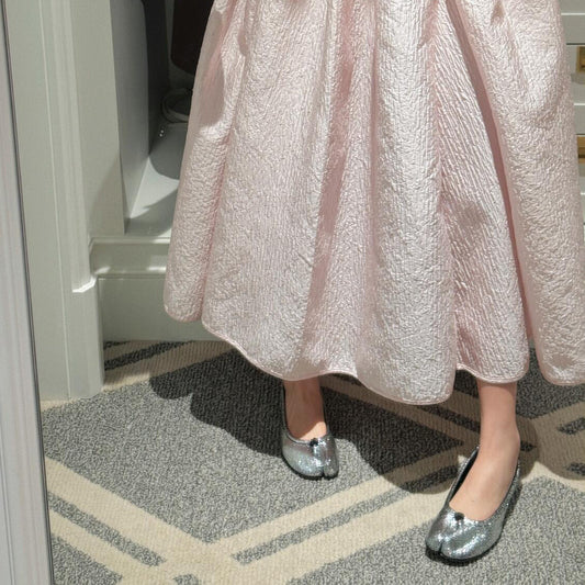 Dame Elegant Ballerina Slip-On Flade Sko Stilla