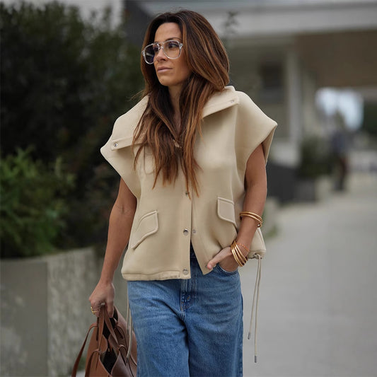 Dame quilted Utility-vest Stilla