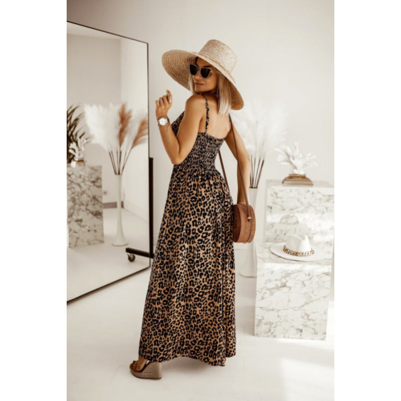 Dame Dyrprint Maxikjole Stilla