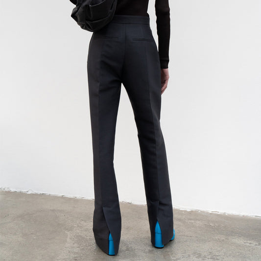 Dame Elegant Business-jakkesæt med moderne snit og smalt revers Stilla