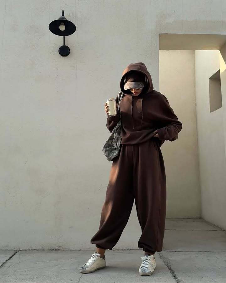 Dame afslappet oversized joggingdragt Stilla