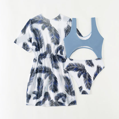 Dame Tropical Print Badetøj Sæt Stilla