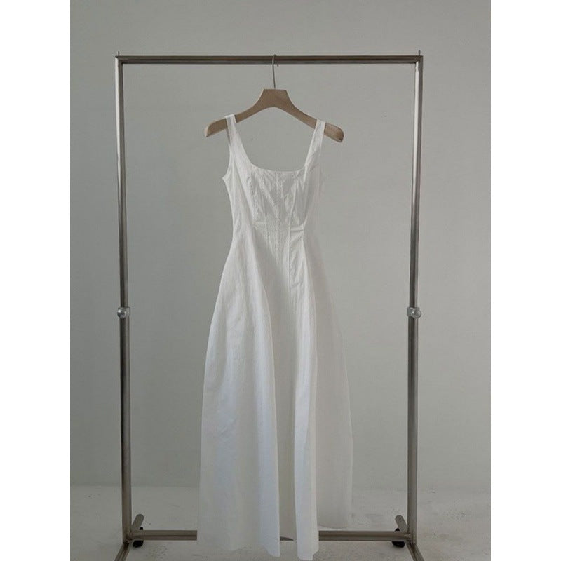 Dame A-linje Uden ærmer Maxikjole Stilla