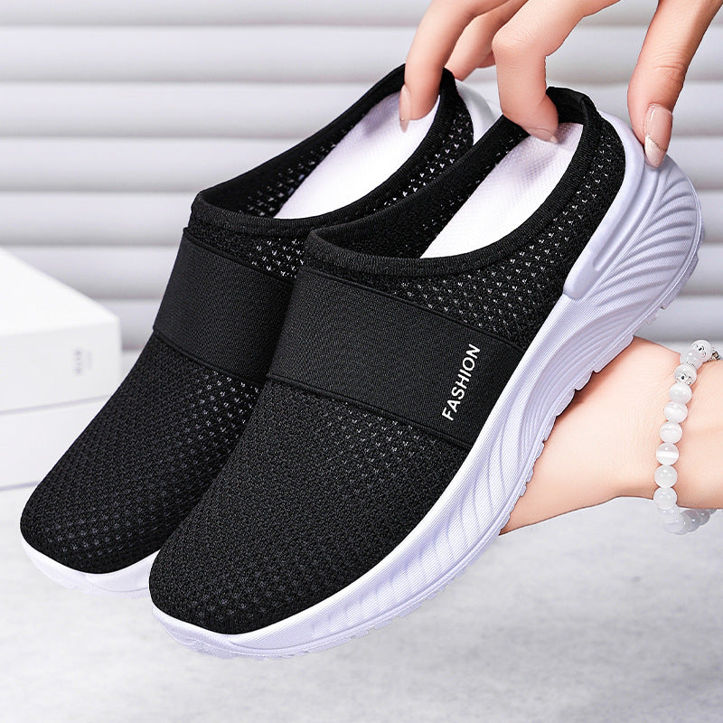 Femme Flexible Slip-On Walking Sneakers Stilla