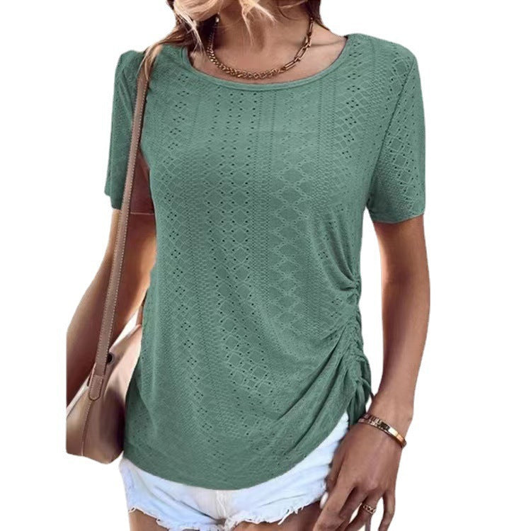 Dame designer tøj top med asymmetrisk snit Stilla