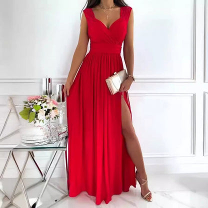 Femme Elegante Maxikjoler med Spidsudsmykninger Stilla