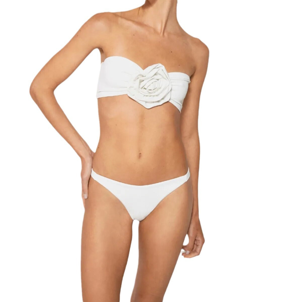 Dame Cut-Out Blomster Akcent Badedragt Kjole Stilla