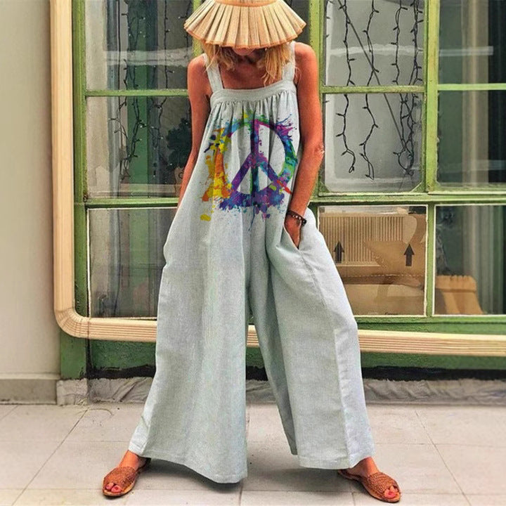 Kvinder Kunstnerisk Floral Jumpsuit Stilla