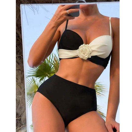 Dame bikini-sæt med blomsterdesign Stilla
