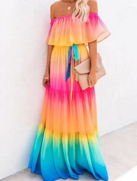 Stilla | Elegant Off-the-Shoulder Dress