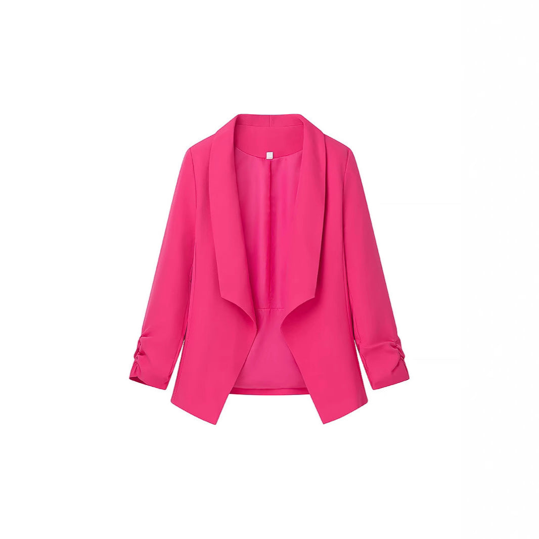 Dame elegant Blazerjakke med stilfuld revers og raffineret snit Stilla