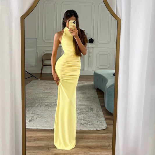 Dame Elegant Cut-Out Aftenkjole Stilla