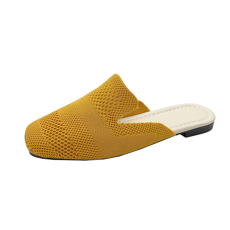 Dame åbne pantoletten med åndbart mesh-overmateriale og fleksibel sål Stilla