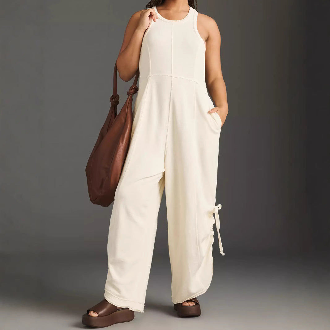 Dame Relaxed Fit Culotte Jumpsuit Stilla