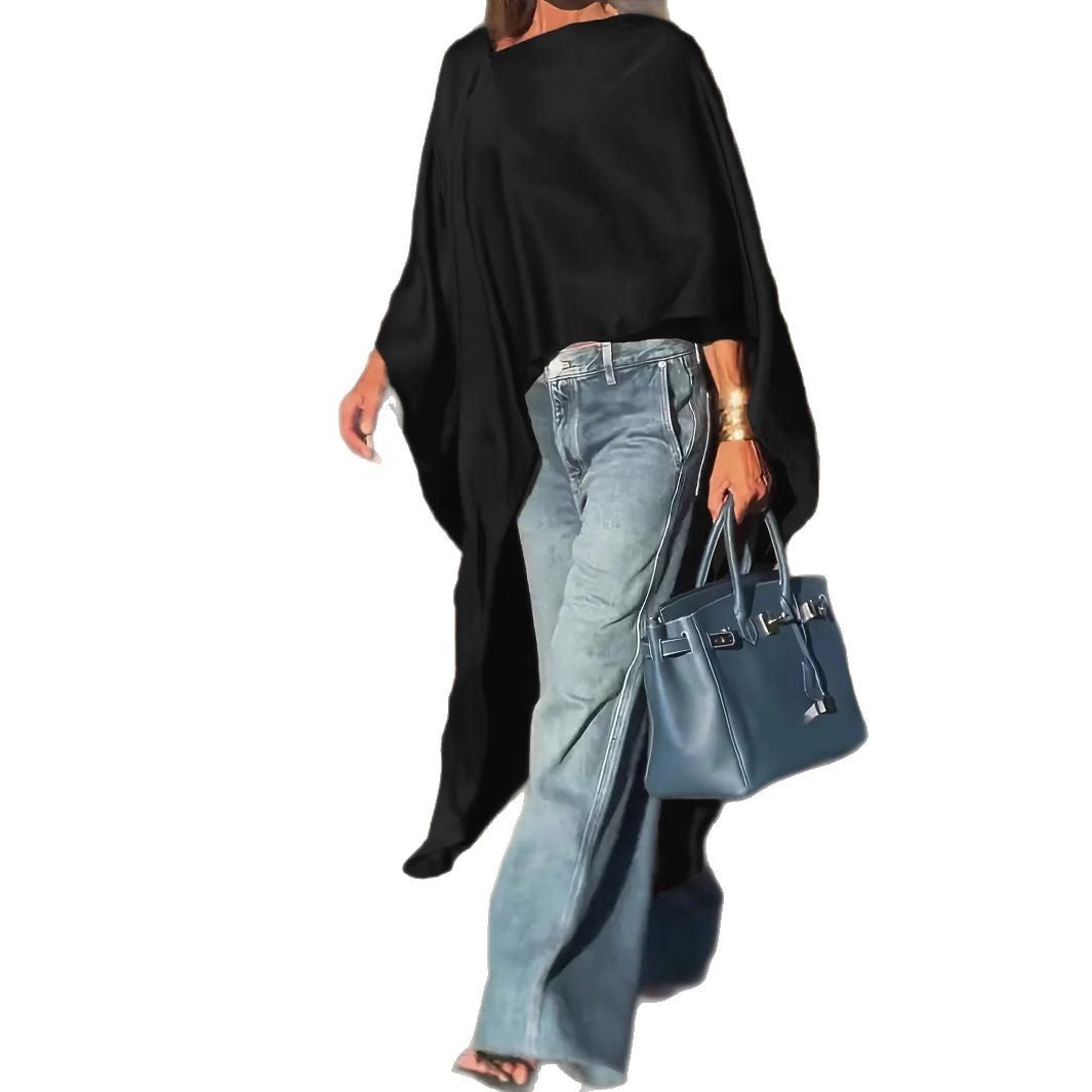 Dame Elegant kaftan-top med flydende ærmer Stilla