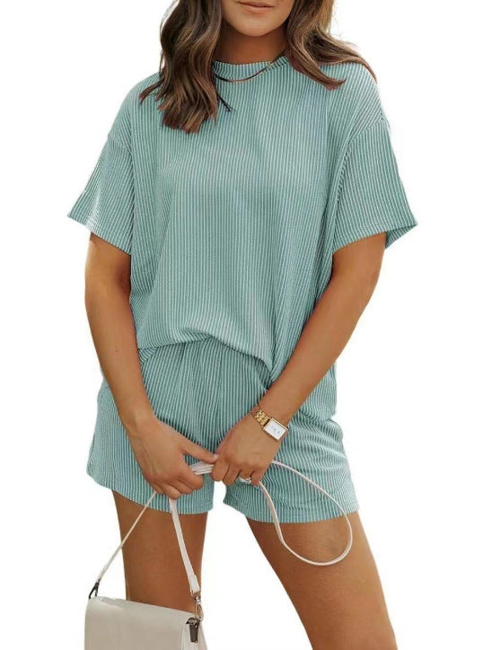 Damer Komfortabel Jumpsuit med stribet design og blødt stof Stilla