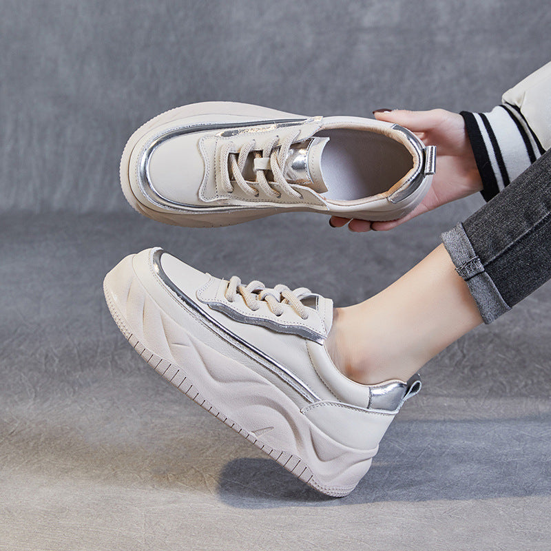 Dame Stilfulde Hævede Platform Sneakers Stilla