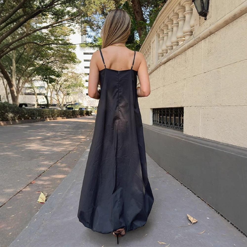 Dame afslappet maxikjole med luftig silhuet og moderne design Stilla