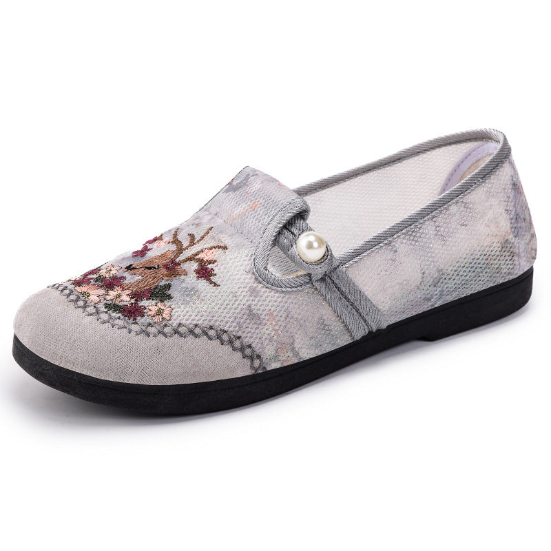 Femme broderede slippers Stilla