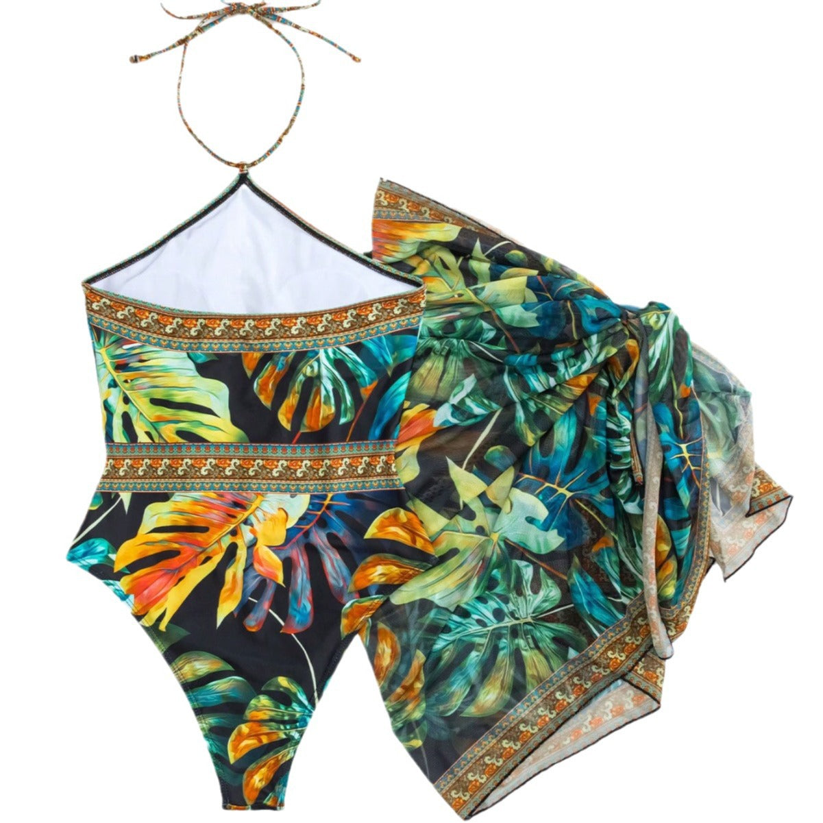 Dame elegant heldragt med blomster kimono-overdel Stilla