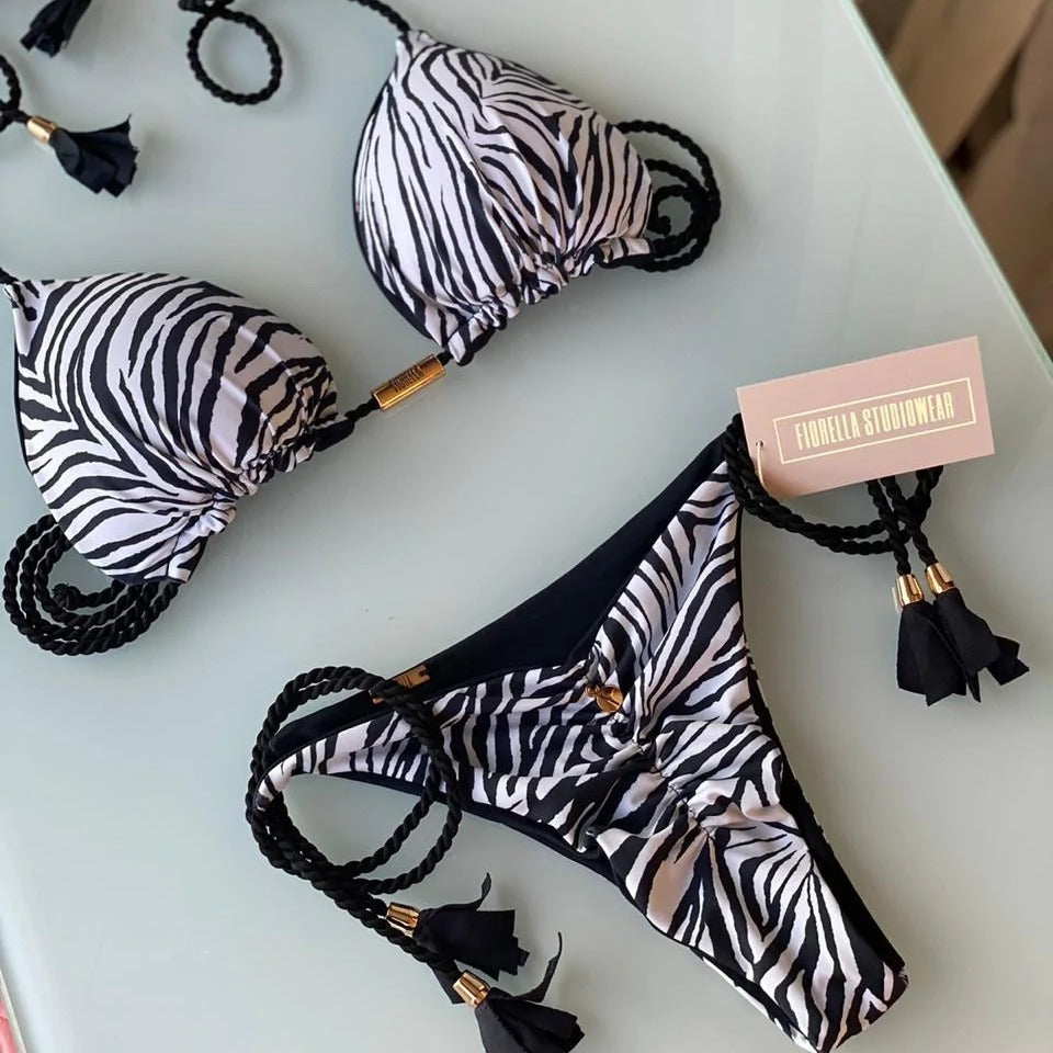 Dame Dyreprint Bikini Sæt Stilla