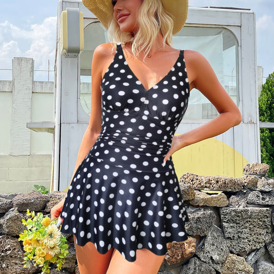 Dame Farverige Polka-Dots Badetøj Stilla