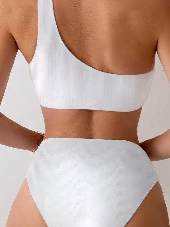 Dame En-sidet Bikini med højtskåret talje og innovativt design Stilla