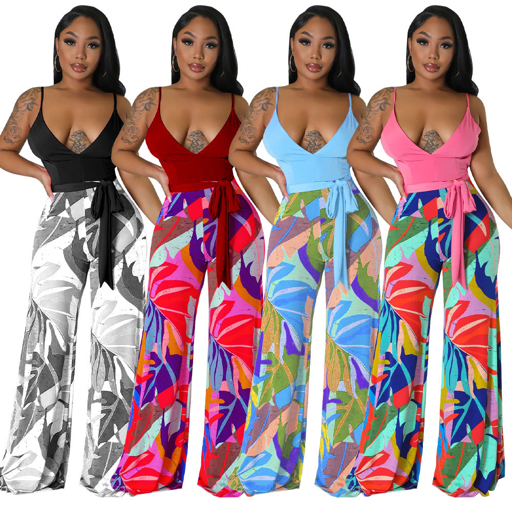 Dame Jumpsuit med flydende snit og elegant taljering Stilla