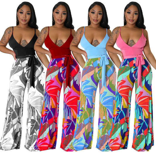 Dame Jumpsuit med flydende snit og elegant taljering Stilla