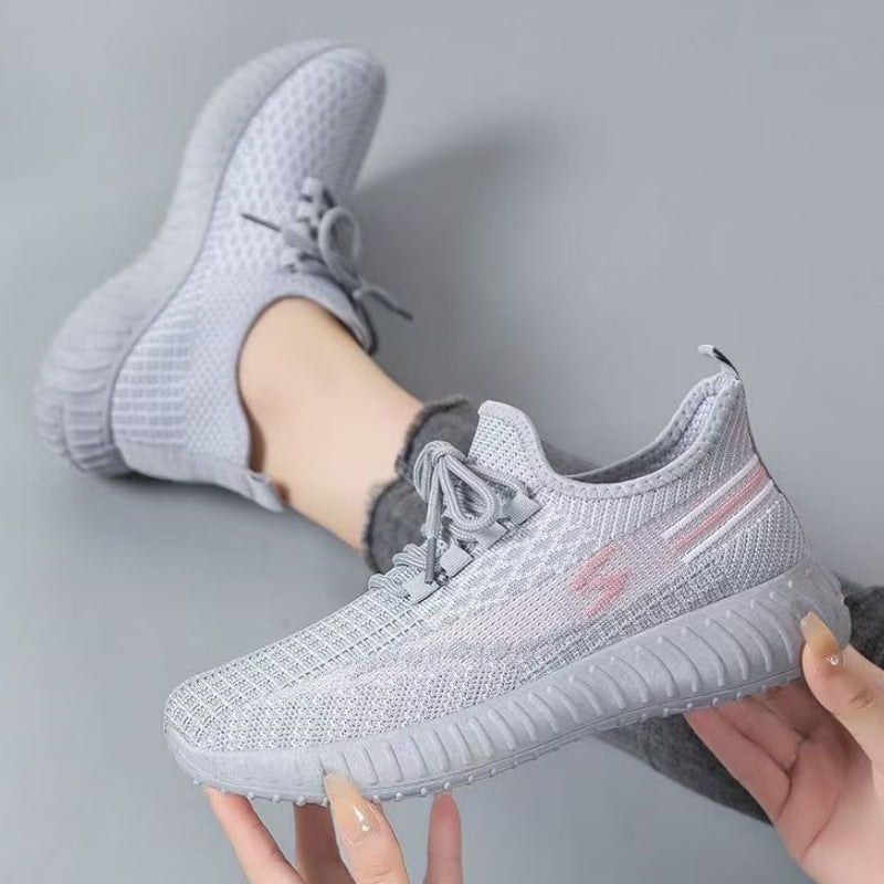 Femme Åndbare Strik Sneakers Stilla