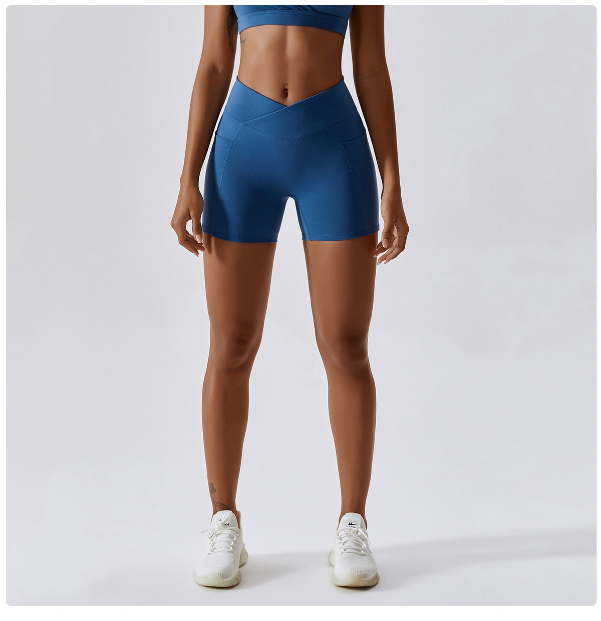 Stilla | Drying Nude Feel Yoga Shorts Hip Lifting Pocket Løbe Træningsshorts Til Kvinder