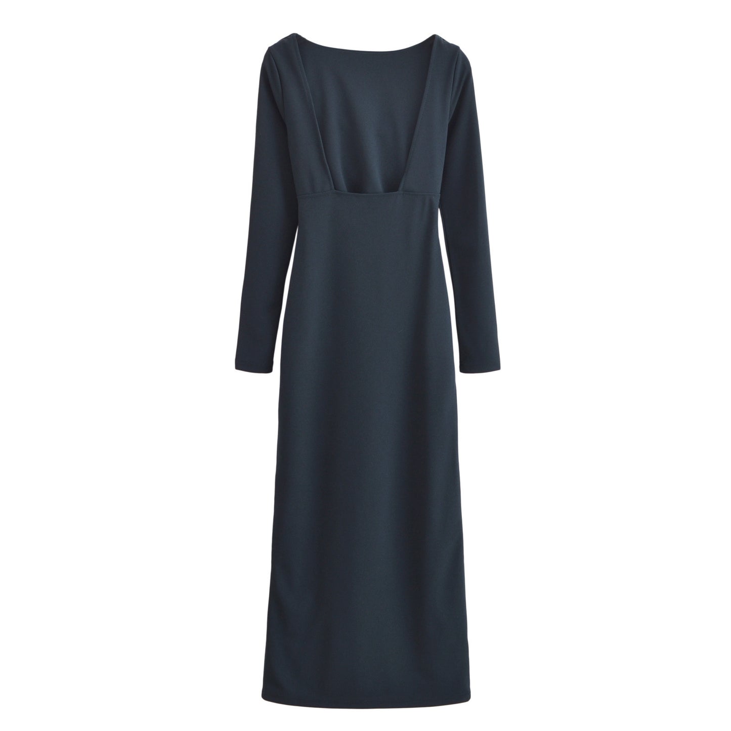 Dame Draperet Langærmet Maxikjole Stilla