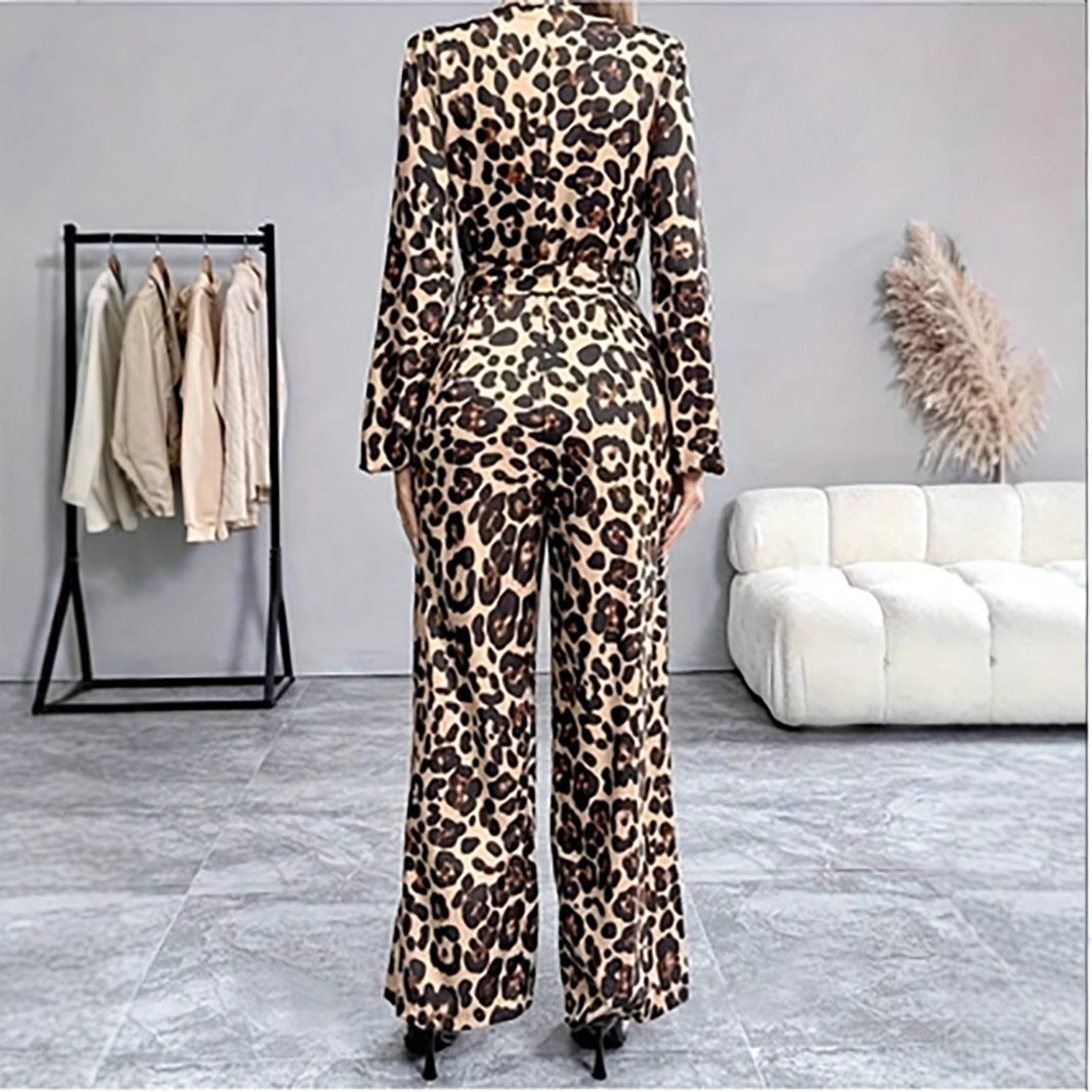 Dame Casual Jumpsuit i modetrend med smalt taljebælte Stilla