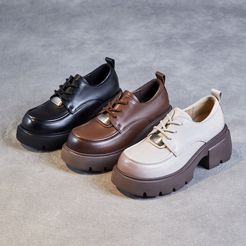 Dame Stilfulde Chunky Såle Casual Oxfords Stilla