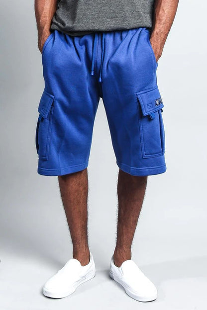 Herren cargo-shorts i åndbart materiale med praktiske lommer Stilla