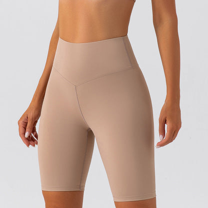 Stilla | High Waist Nude Feel Yoga Shorts Hip Lift, Hurtørrende Sports Cykelbukser