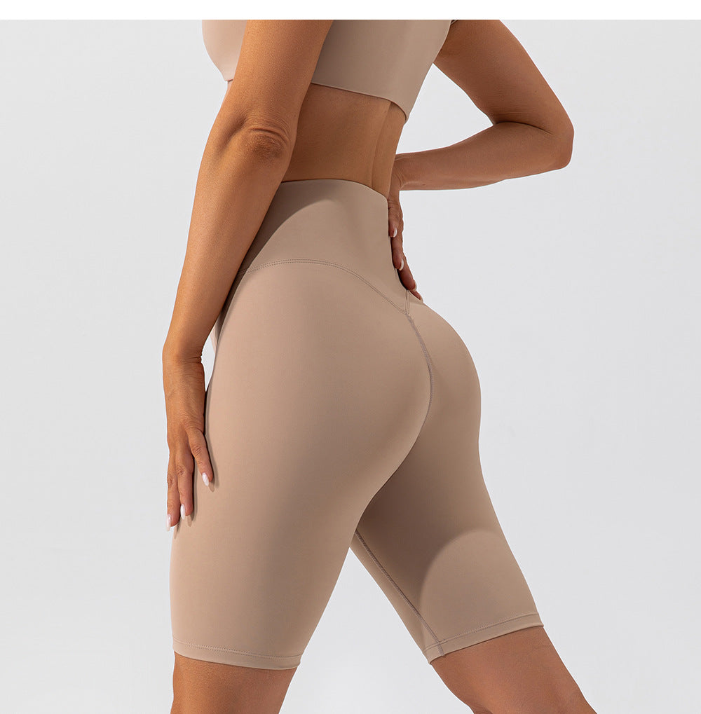 Stilla | High Waist Nude Feel Yoga Shorts Hip Lift, Hurtørrende Sports Cykelbukser