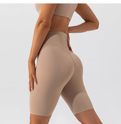 Stilla | High Waist Nude Feel Yoga Shorts Hip Lift, Hurtørrende Sports Cykelbukser